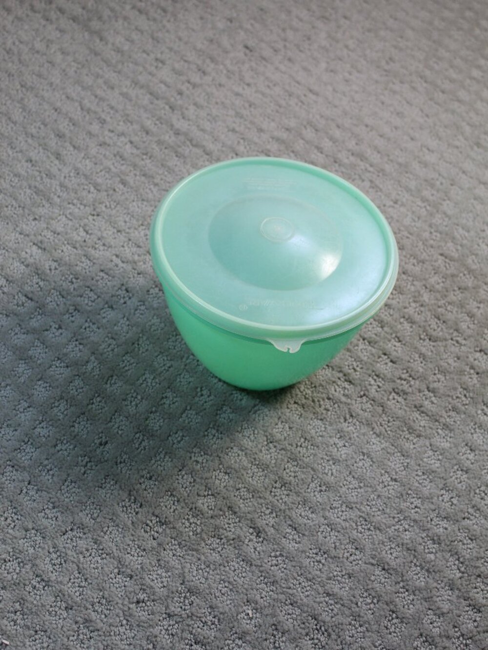 Vintage Tupperware Mid Century Jadeite Lidded Lettuce Crisper